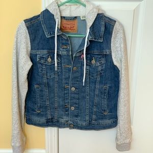Women's Levi's Hybrid Hooded Trucker Jacket